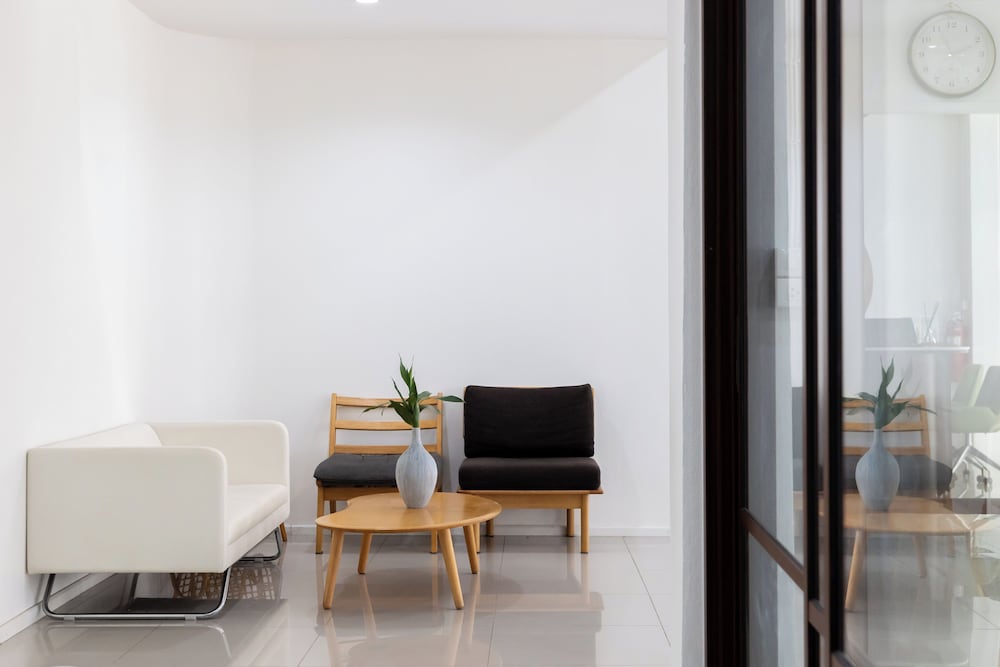 Lobby sitting area