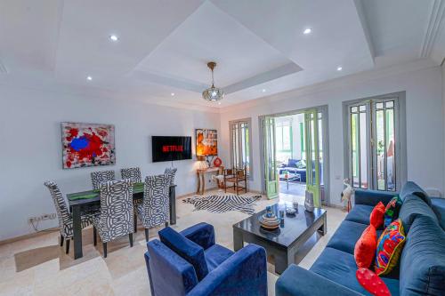 Luxury Apartment with Pool Large Terrace & Balconies in Hivernage Marrakech — 4-Star Luxury Hotel in Marrakesh, Morocco