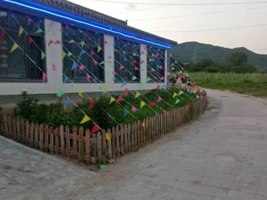 Yuchun farmyard in Weichang, People's Republic of China