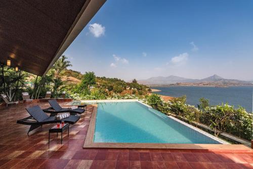 SaffronStays Shambhala Lakeside 3BHK Villa with Infinity Pool Lakeview Deck & Alfresco Dining — 4-Star Luxury Hotel in Lonavla, India