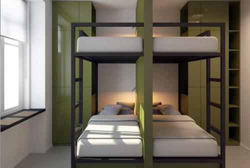 Dynamic capsule - carbon neutral hotel in Unknown City