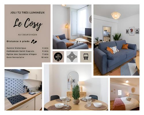 Le Cosy Magnifique T2 Neuf Centre Ville Gare 800 M in Agen, France