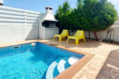 Nissini Shell 3 bedroom villa with private pool at Nissi Beach