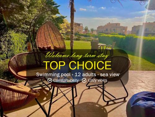 5 BRS Villa Steps from Beach Cozy vibes — 4-Star Luxury Hotel in Ain Sokhna, Egypt