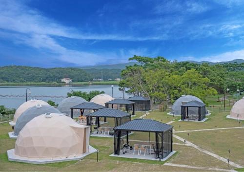 Glamping Base IZUMO Lakeside Hot Spring Hotel Kun Vacation STAY 42025v in Izumo, Japan