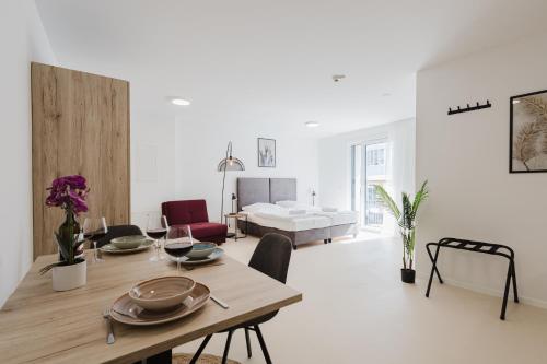 Das InnSight Appartementhaus Appartements mit Küchen für Lang und Kurzzeitaufenthalte in Passau, Germany