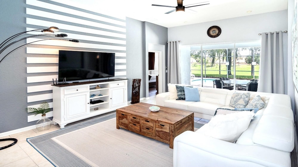 Disney Getaway w Pool Game Room No Rear Neighbor Kissimmee - featured photo