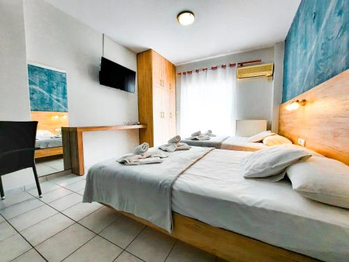 Rooms Anastasia Paralia in Paralia, Greece