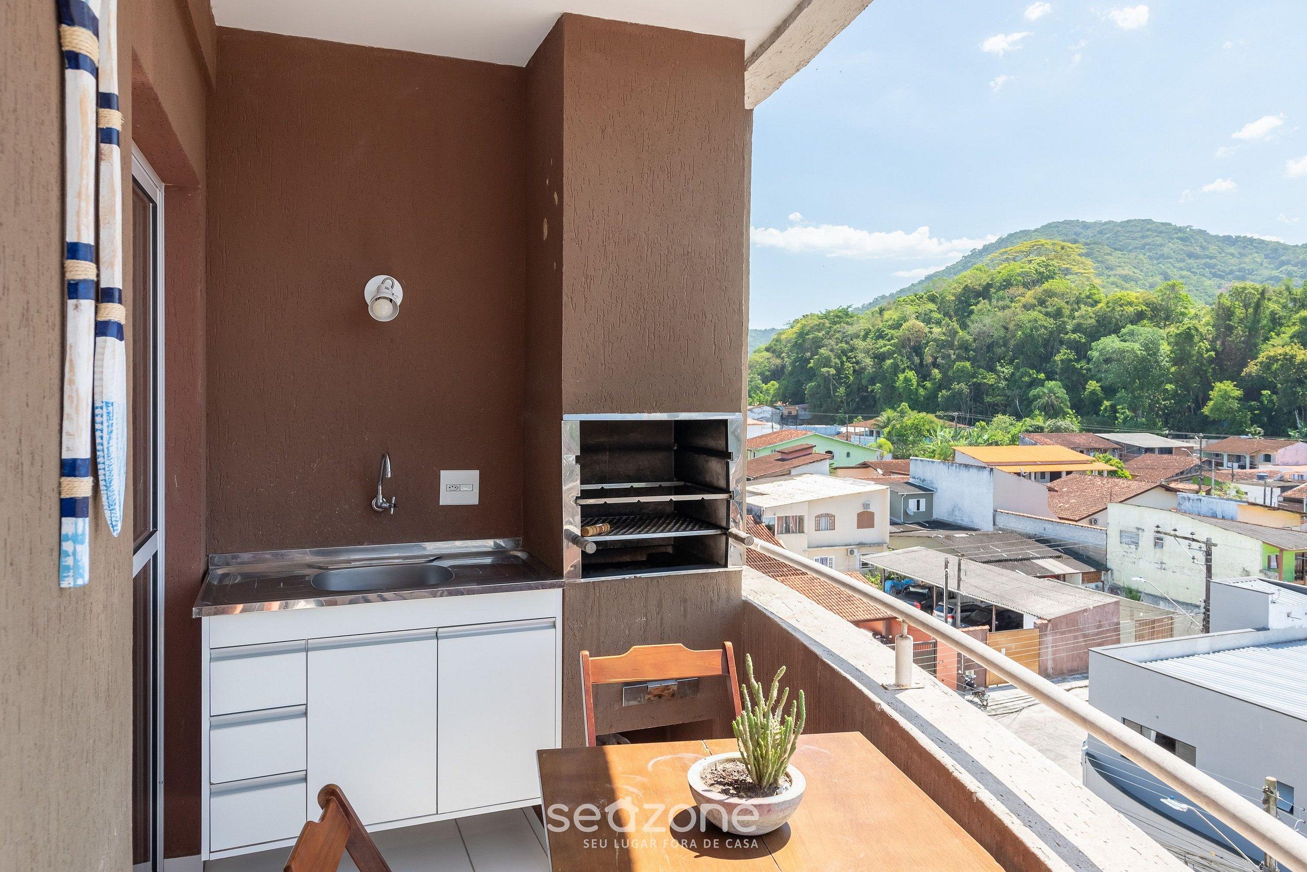Apto c churrasq. em Ubatuba SP CDV042 — 4-Star Luxury Hotel in Ubatuba, Brasil