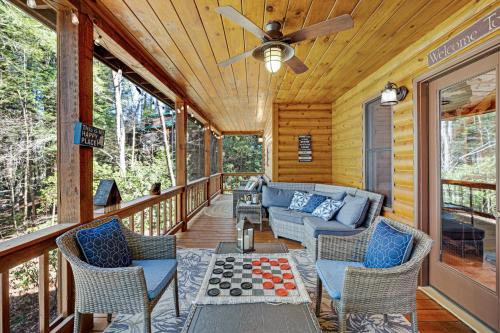 Bear Creek Fightingtown Creek Creek Views on Fightingtown Creek Hot Tub Game Room Fireplaces Epworth GA — hotel in Mccaysville
