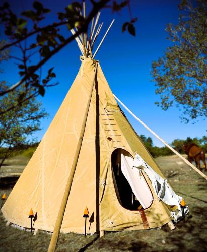 Kiowa Teepee At Nomad Landing — Clayton
