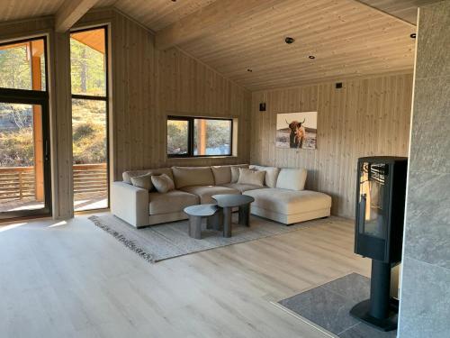 Moderne og romslig familiehytte i Stryn in Stryn, Norway