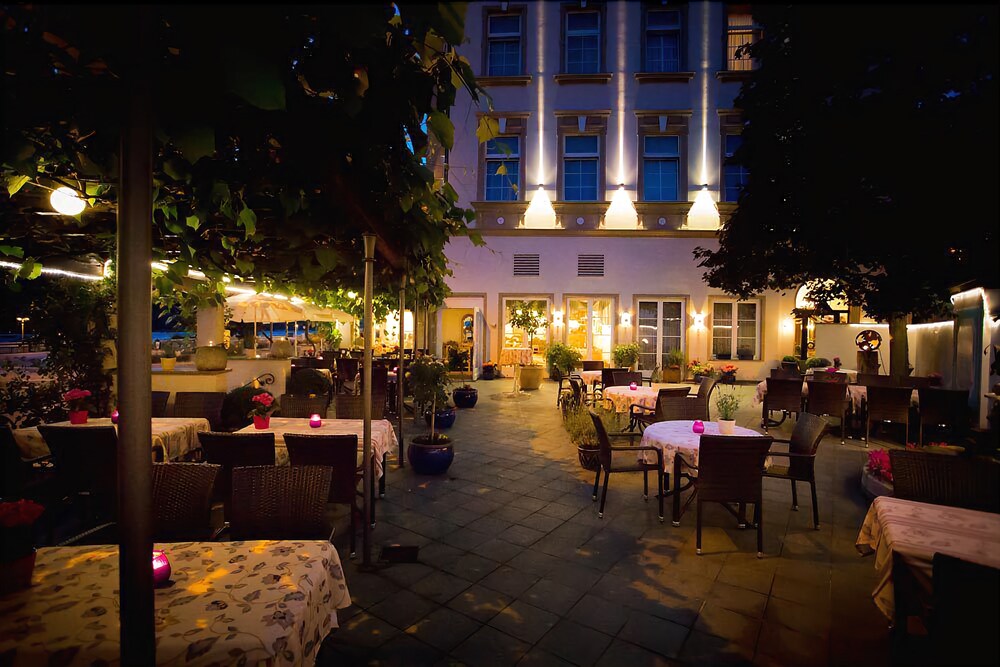 Hotel Front - Evening/Night