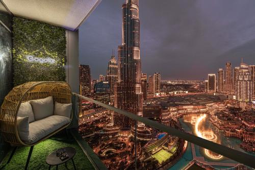 Gogoto1 Ultra LUX Burj View Spacious High Floor PS5 NYE Fireworks View - carbon neutral hotel in Dubai