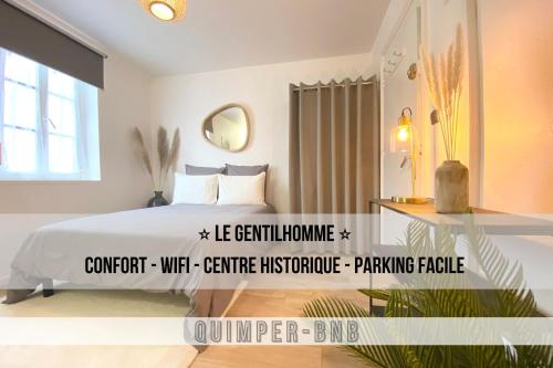 Le Gentilhomme Studio Entree Autonome Plein Centre Historique in Quimper, France