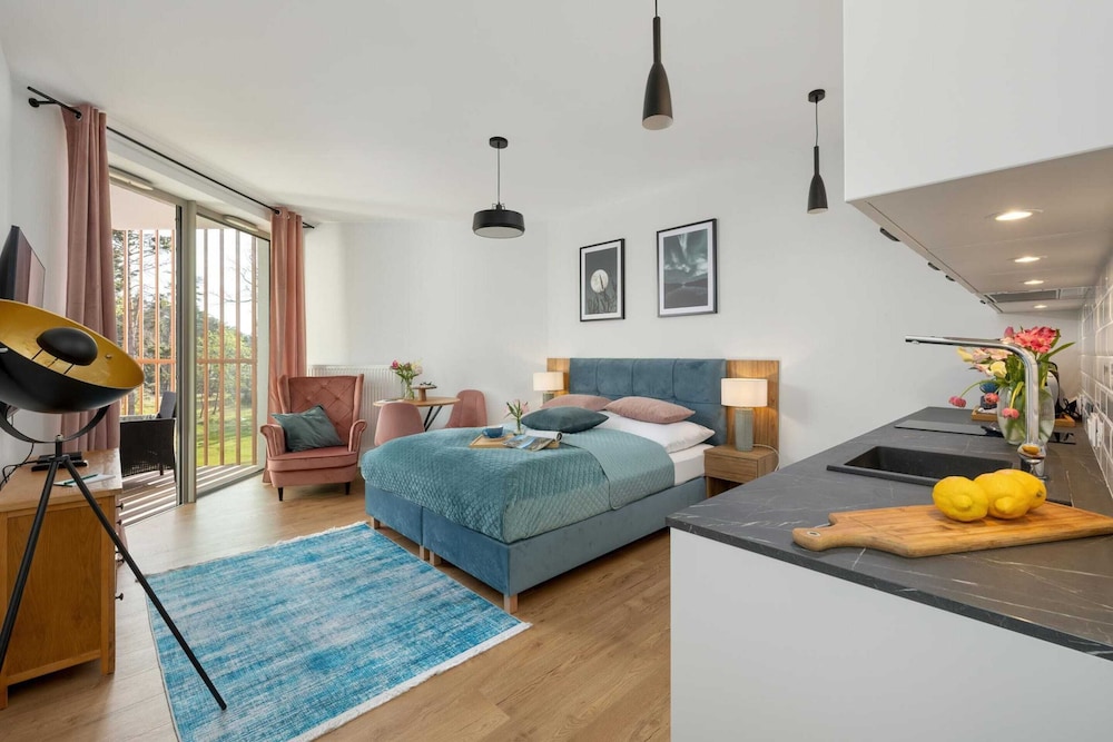 Holiday studio near the beach pool sauna — 4-Star Luxury Hotel in Pobierowo, Poland