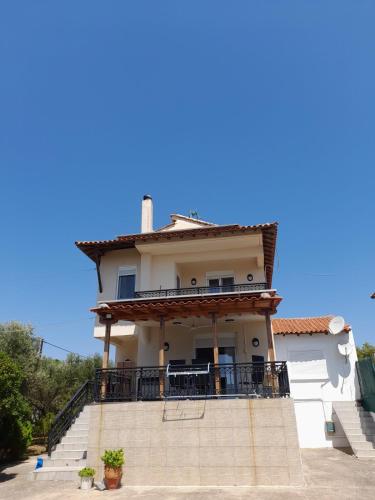 Angelinas view in Unknown City, Greece