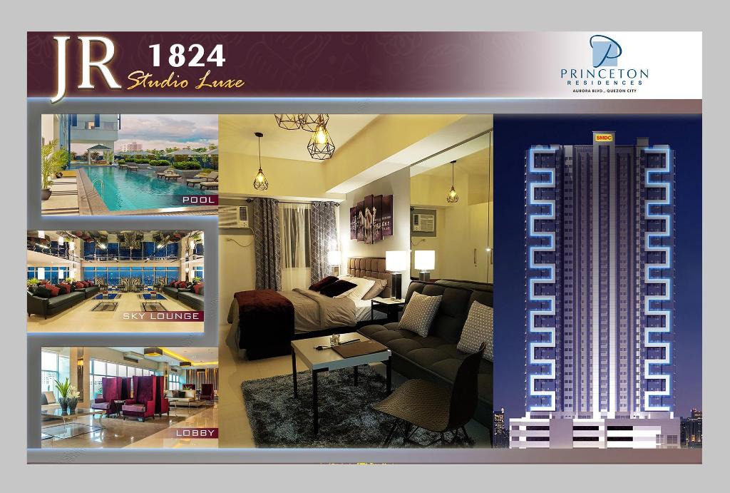 JR Studio Luxe 1824 at Princeton Residences — 4-Star Luxury Hotel in Manila, Philippines