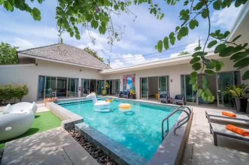 Bang tao modern holiday style pool view high speed WiFi in Unknown City, Thailand