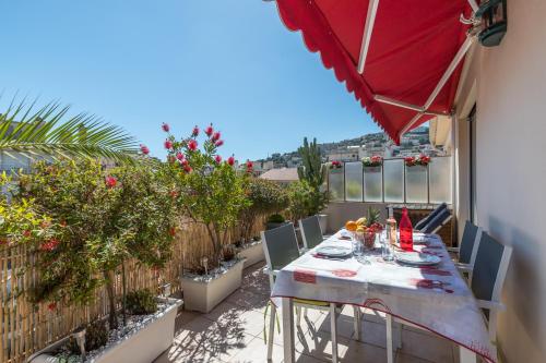Le Mantega F2 Modernecentre Ville 2 Grandes Terrassesclimatisation Ascenseur — 4-Star Luxury Hotel in Nice, France