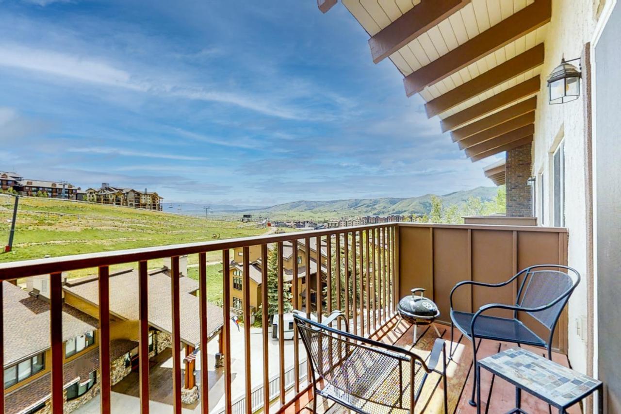 The ski in ski out trailhead for Storm Meadows at Christie Base in Steamboat Springs, United States
