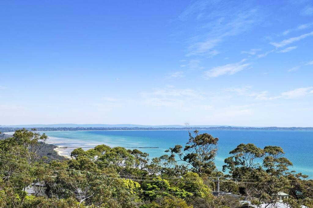 Bay Views From Drury Lane with Solar Heated Pool and Gas Heated Spa in Dromana, Australia