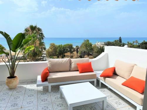 Roof Top Pied dans l'Eau Panoramic View 80 meters from Seaside — 4-Star Luxury Hotel in Hammamet, Tunisia