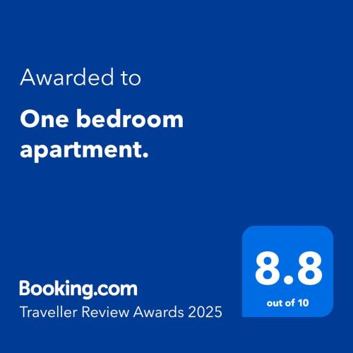 One bedroom apartment.