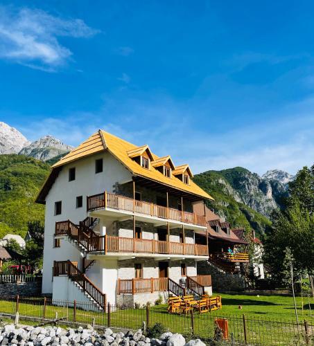 Thethi view in Unknown City, Albania