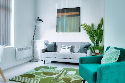 Modern 2 bedroom flat 15 minutes to Liverpool — 4-Star Luxury Hotel in Birkenhead, United Kingdom