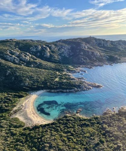 T2 D Exception 100m Plage Terrasse Vue Mer Et Montagnes — Propriano
