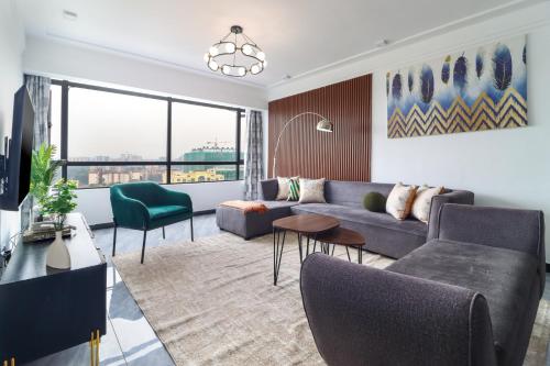 Newly Furnished Three Bedroom Apartment With Swimming Pool Fully Equipped Gym Children Playground Ample Parking Space And Unbeatable Scenic City Views