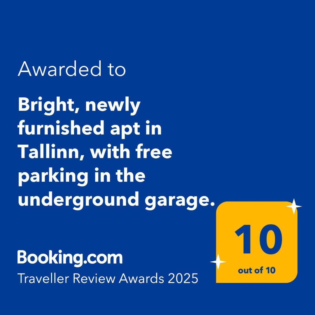 Newly furnished apt in Tallinn with free parking in the underground garage — 4-Star Luxury Hotel in Tallinn, Estonia