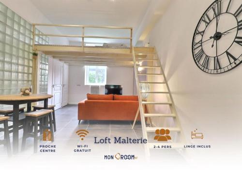 La Malterie Loft in Old Factory Mon Groom in La Chapelle-Saint-Luc, France