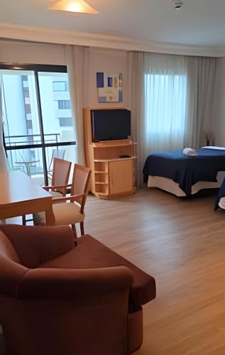Flat Particular em Hotel 4 estrelas em Higienópolis - last minute hotel in Sao Paulo