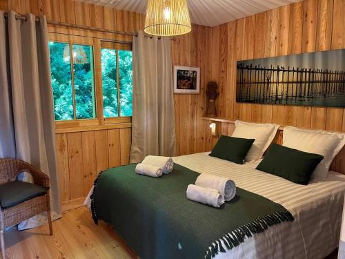Cabane Noa neuve piscine chauffAce — Saint-Julien-En-Born — photo 4