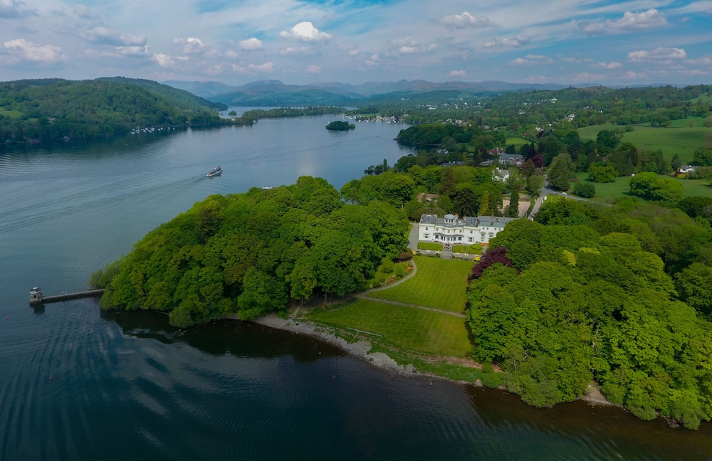 Storrs Hall Hotel on the shore of Lake Windermere in Windermere, United Kingdom