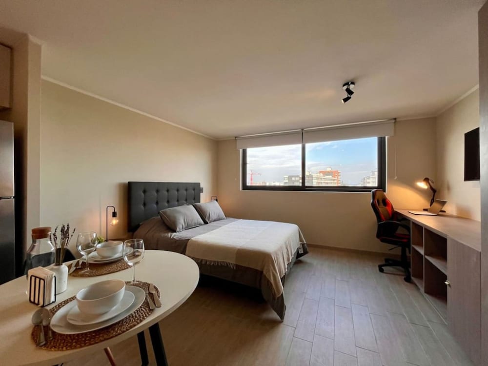 BUHO Studio Duble Almeyda Laundry Gym Pool — 4-Star Luxury Hotel in Santiago, Chile