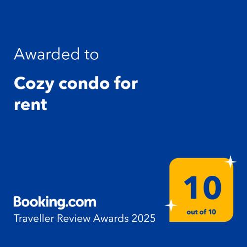 Cozy condo for rent — 4-Star Luxury Hotel in Davao, Philippines