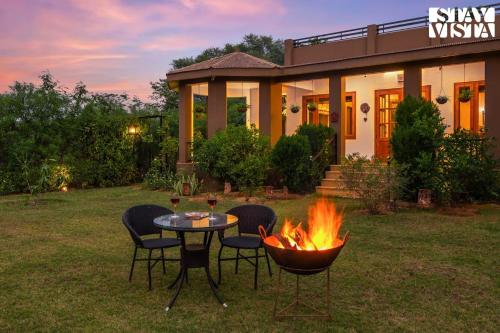StayVista's Wildwood Canopy Forest View Pet Friendly Villa with Lawn & Indoor Outdoor Games — 4-Star Luxury Hotel in Jaipur, India