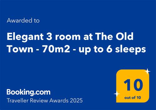 Elegant 3 room at The Old Town 70m2 up to 6 sleeps — 4-Star Luxury Hotel in Warsaw, Poland