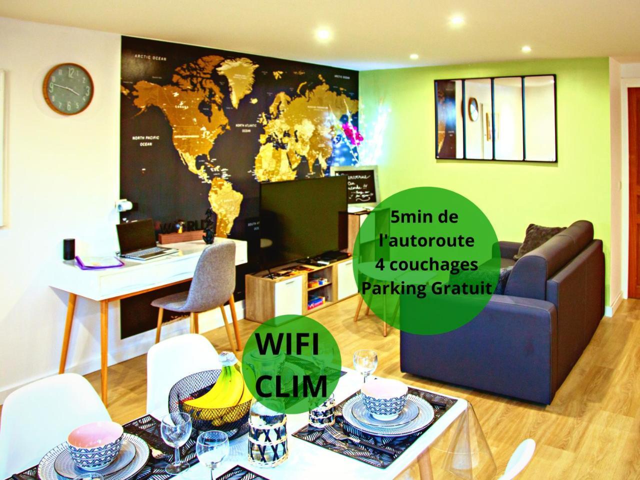 T2 Bram Neuf Wifi Et Parking Gratuit — hotel in Bram