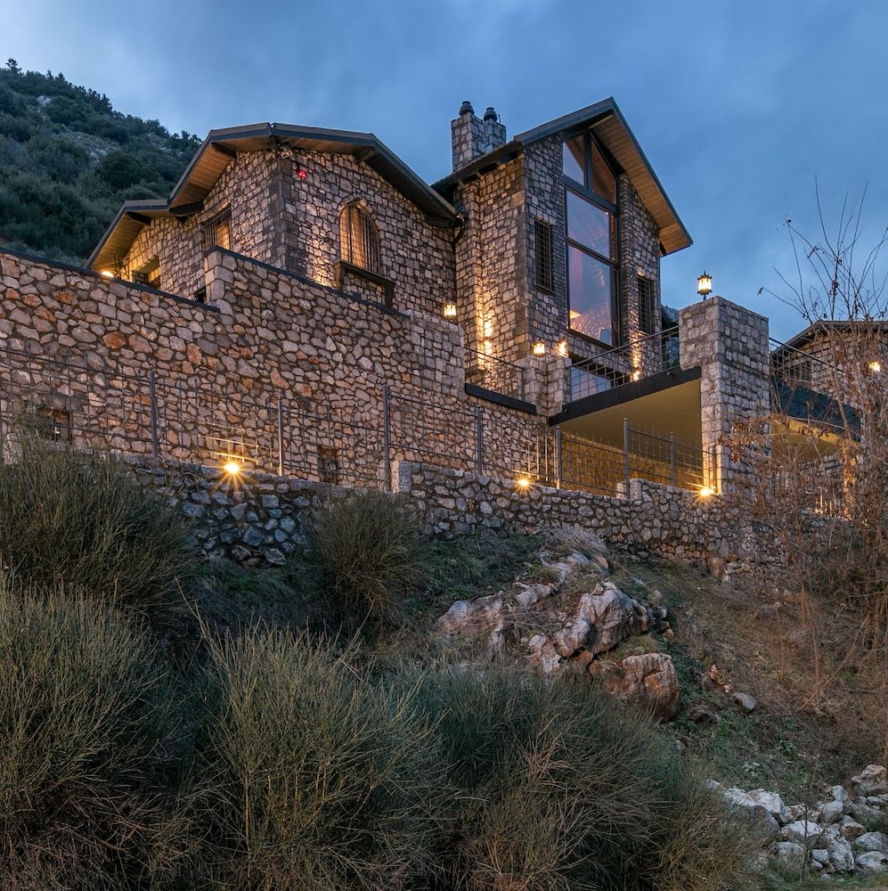 Volhon Mansions Of Parnassos in Delphi, Greece