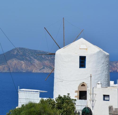 Milos Vaos Windmill in Milos, Greece