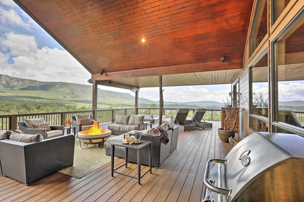 Az Rim Retreat In Pine W Deck Hot Tub Views — Pine