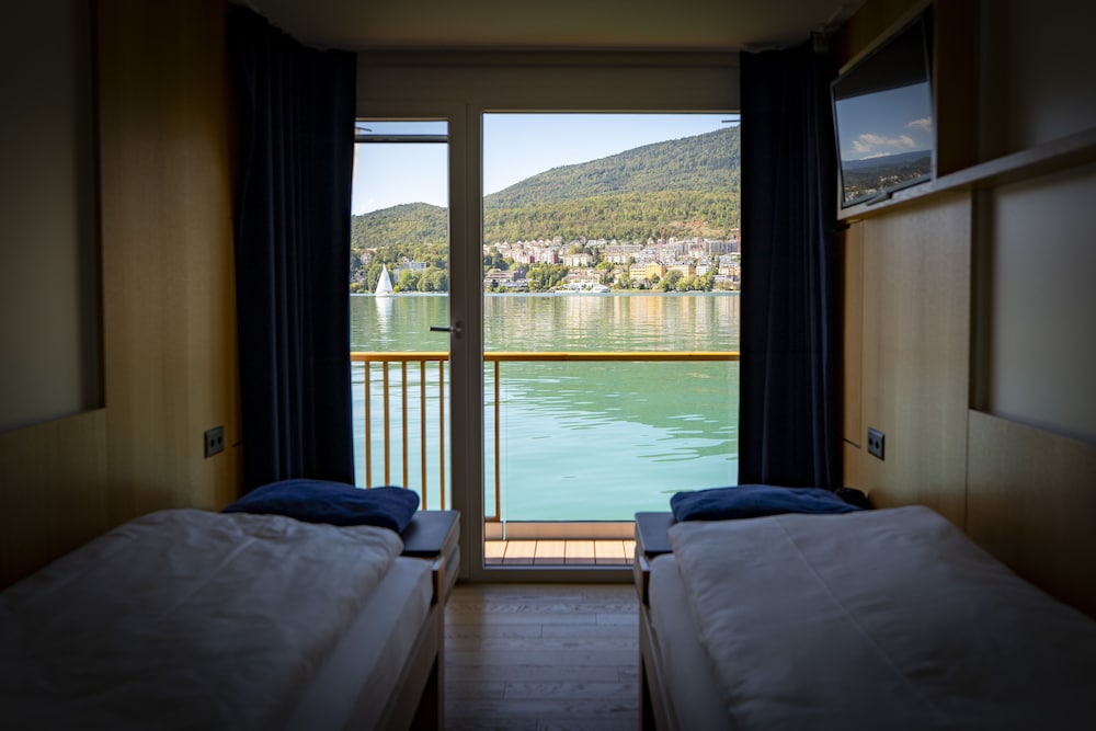 Boutique Boat Hotel Attila in Neuchatel, Switzerland