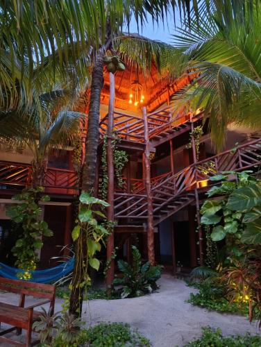 Secret Paradise Mahahual in Unknown City, Mexico