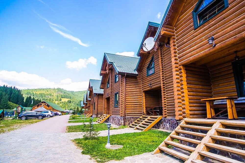 Eco hotel Krasna Polyana in Nadvirna, Ukraine