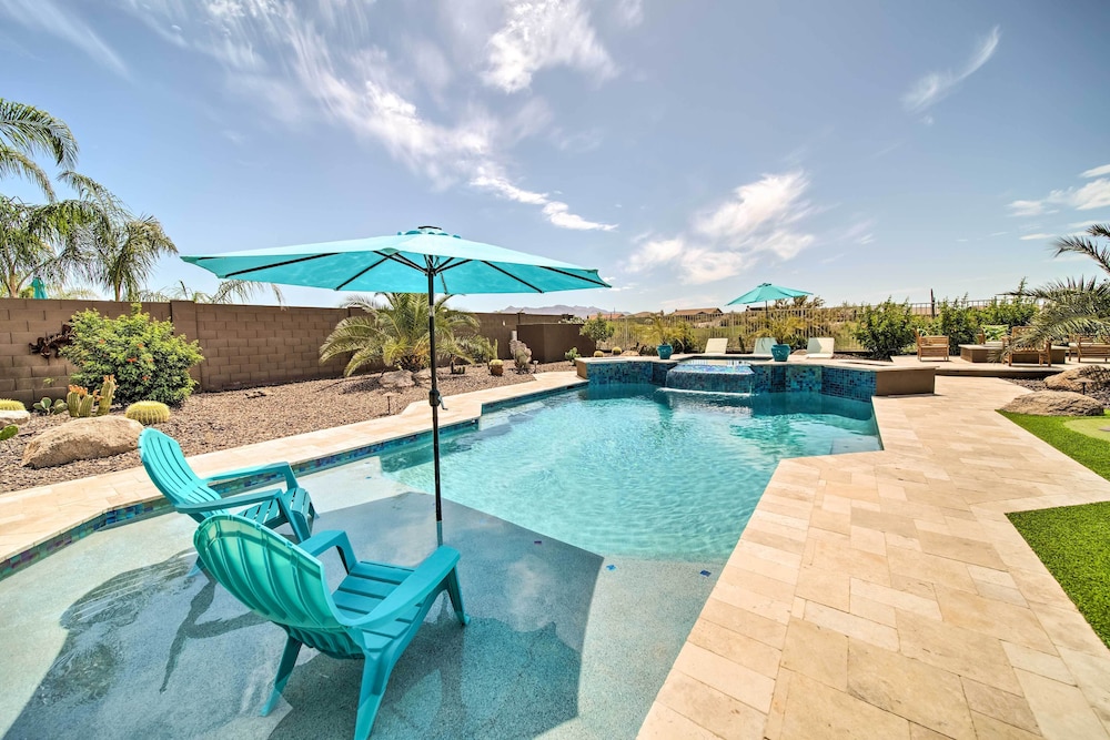 Resort Style Pool and Spa Upscale Goodyear Home - featured photo