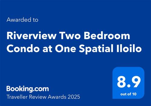 Riverview Two Bedroom Condo at One Spatial Iloilo — 4-Star Luxury Hotel in Iloilo, Philippines